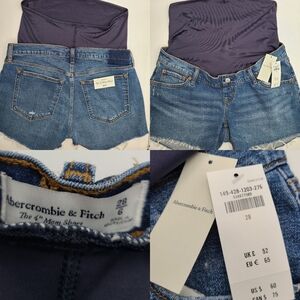 Abercrombie & Fitch Maternity Mom Shorts size 6